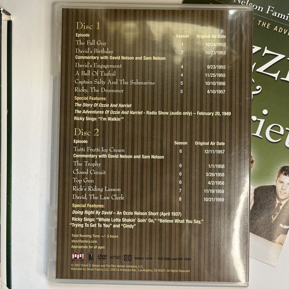 The Best of the Adventures of Ozzie & Harriet 4 DVD Set - Picture 6 of 10